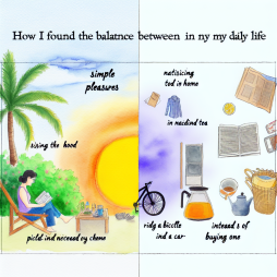 Como Encontrei o Equilíbrio entre Prazer e Economia na Minha Vida Diária