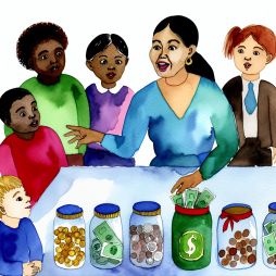 Como ensinar crianças a administrar dinheiro de forma eficaz